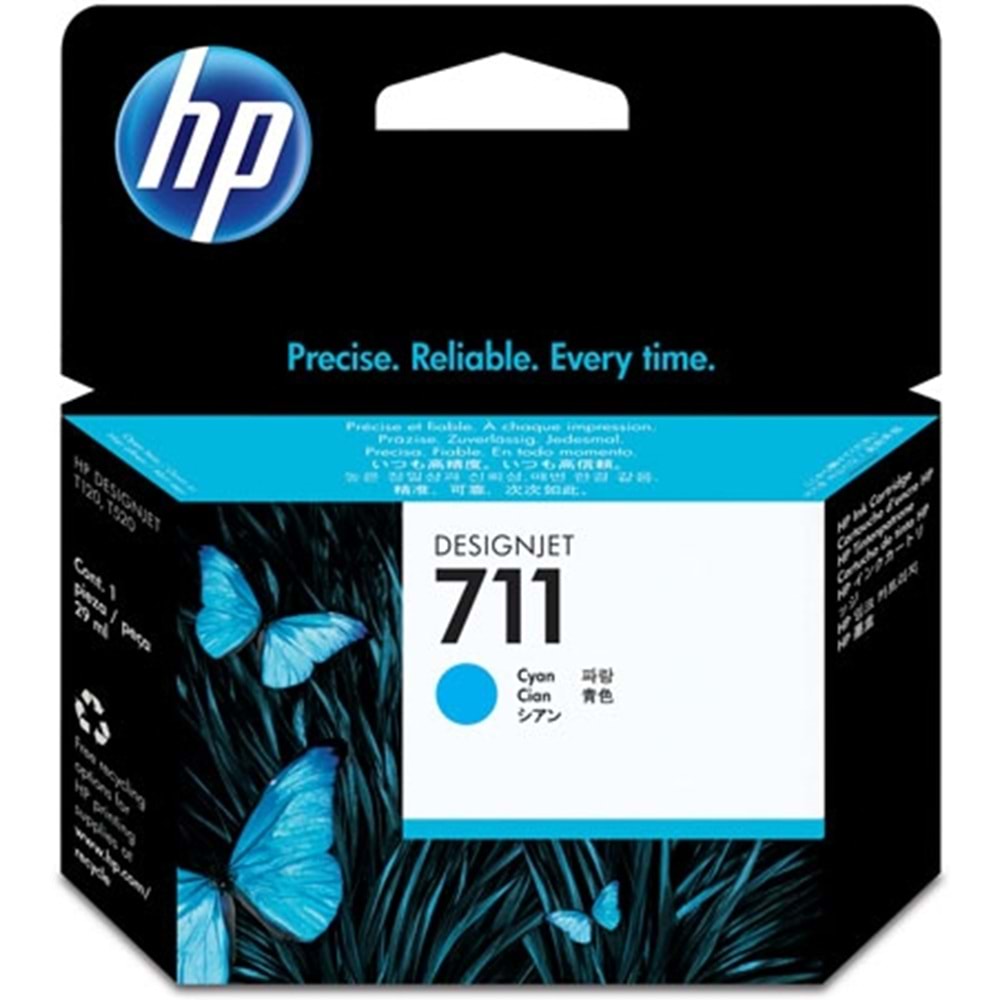 HP CZ130A (711) T120/T520 MAVİ KARTUŞ ORJİNAL 29 ML.