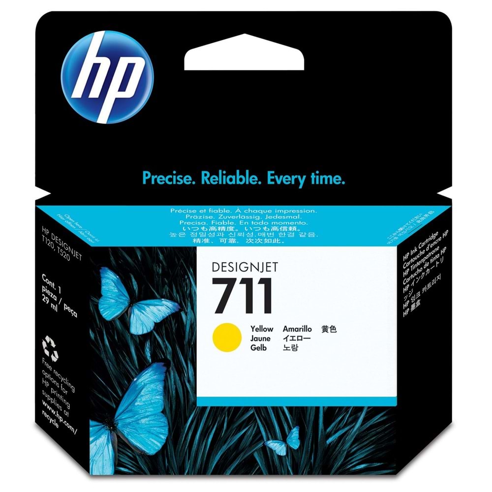 HP CZ131A (711) T120/T520 KIRMIZI KARTUŞ ORJİNAL 29 ML.