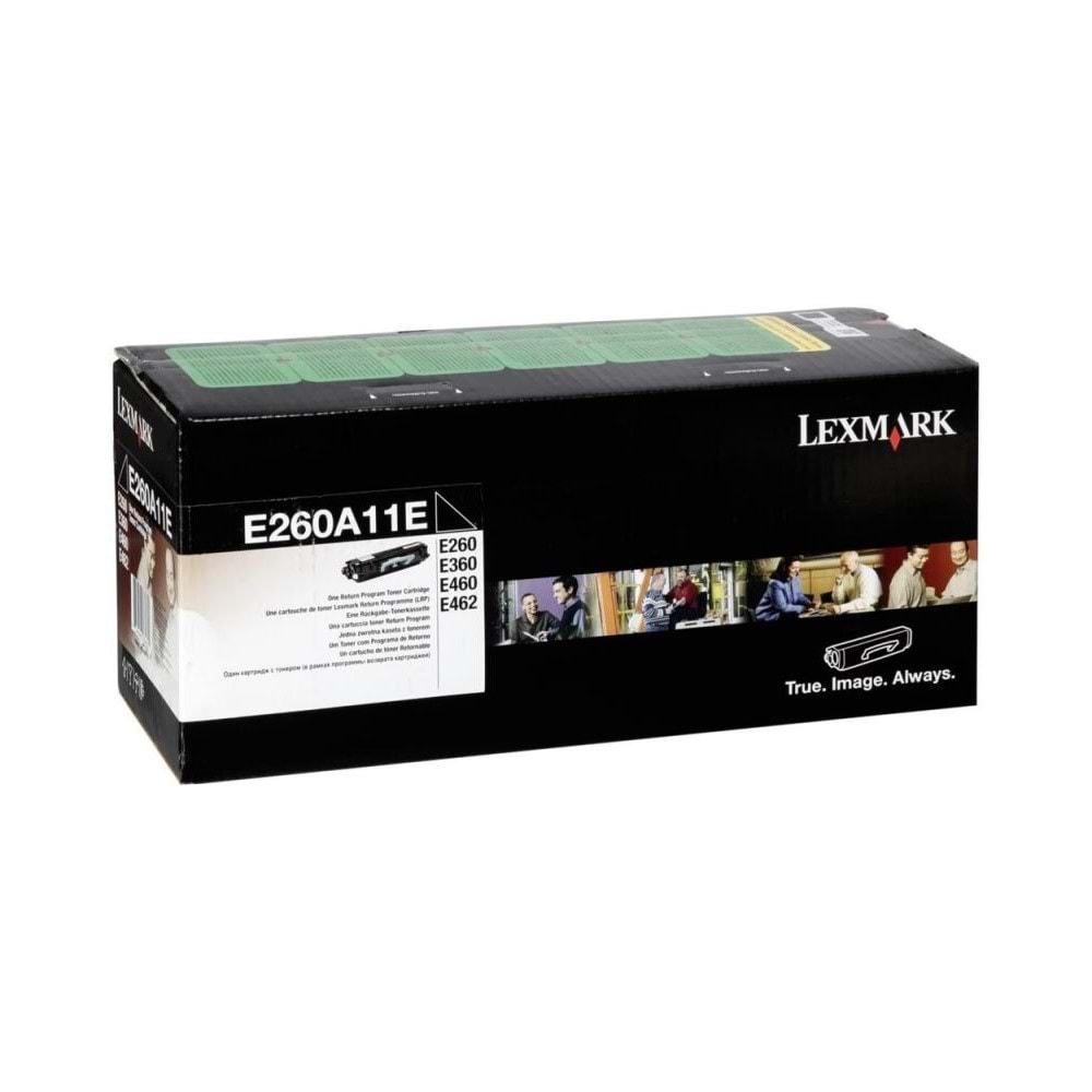 LEXMARK E260A11E E260\E360\E460/E462 SİYAH TONER ORJİNAL 3.500 SAYFA