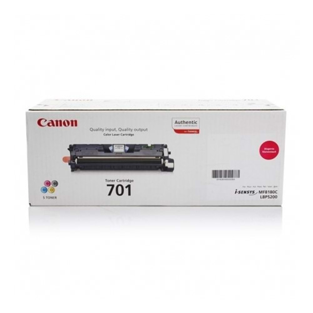CANON EP-701M/CRG-701M LBP-5200 KIRMIZI TONER ORJİNAL 4000 SAYFA