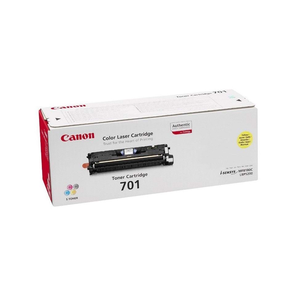 CANON EP-701Y/CRG-701Y LBP-5200 SARI TONER ORJİNAL 4.000 SAYFA