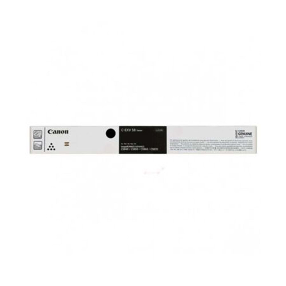 CANON EXV-58K DX-C5840/C5850/C5860/C5870 71000 SAYFA SİYAH ORİJİNAL TONER