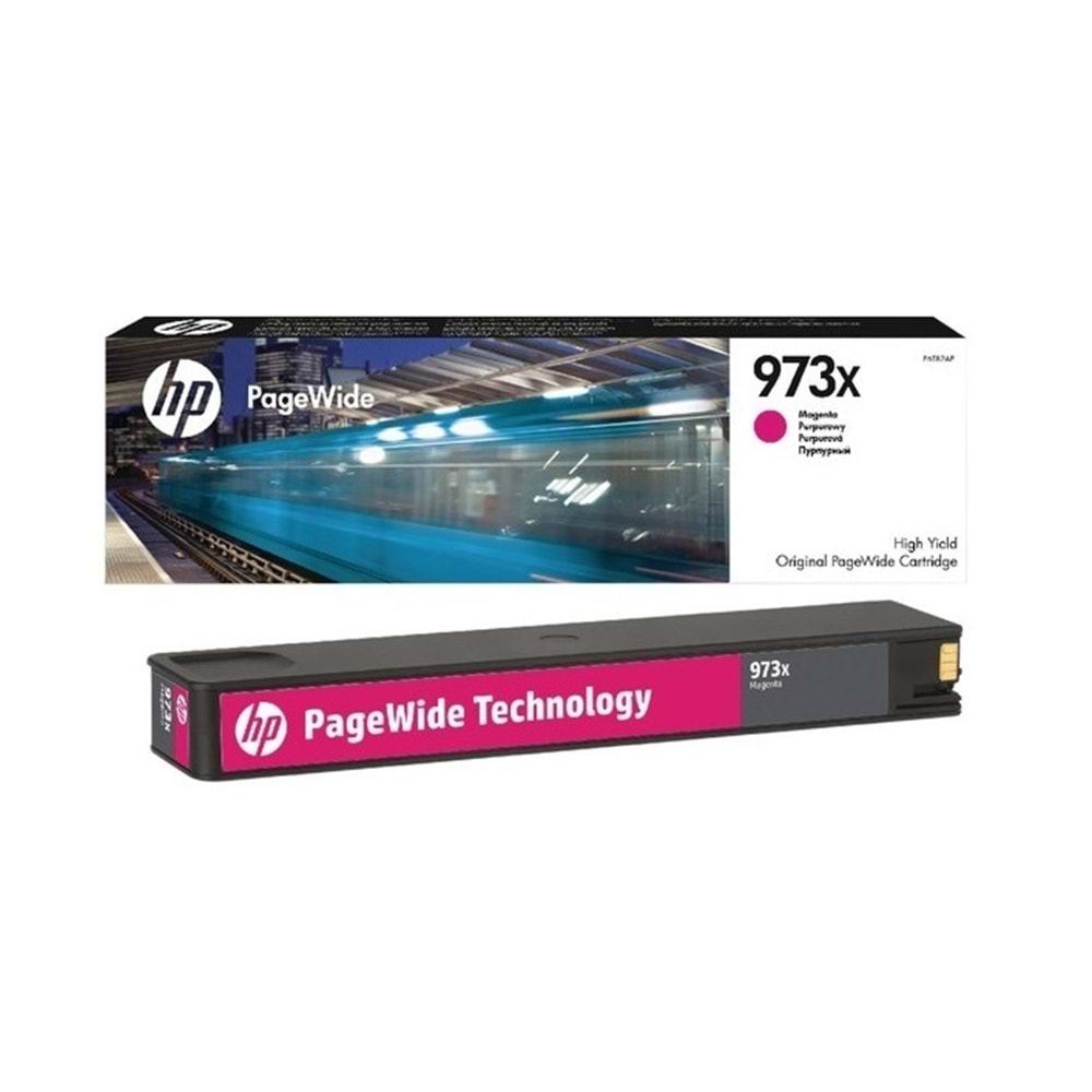 HP F6T82EA (973X) PRO 452/477 KIRMIZI KARTUŞ ORJİNAL 7.000 SAYFA