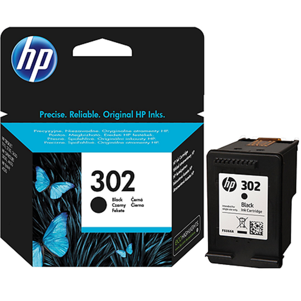 HP F6U66AE (302) 2130 SİYAH KARTUŞ ORJİNAL 190 SAYFA