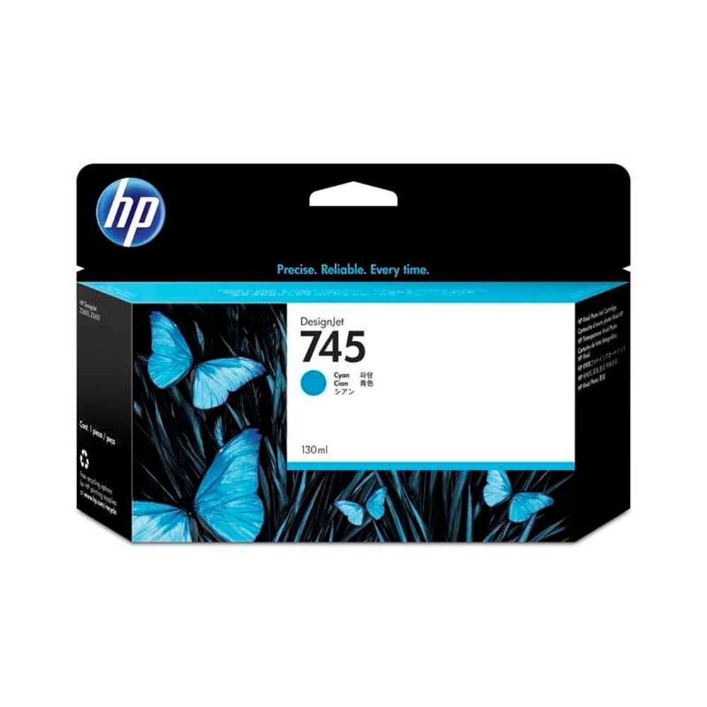 HP F9J97A (745) Z2600/5600 MAVİ KARTUŞ ORJİNAL 130 ML.