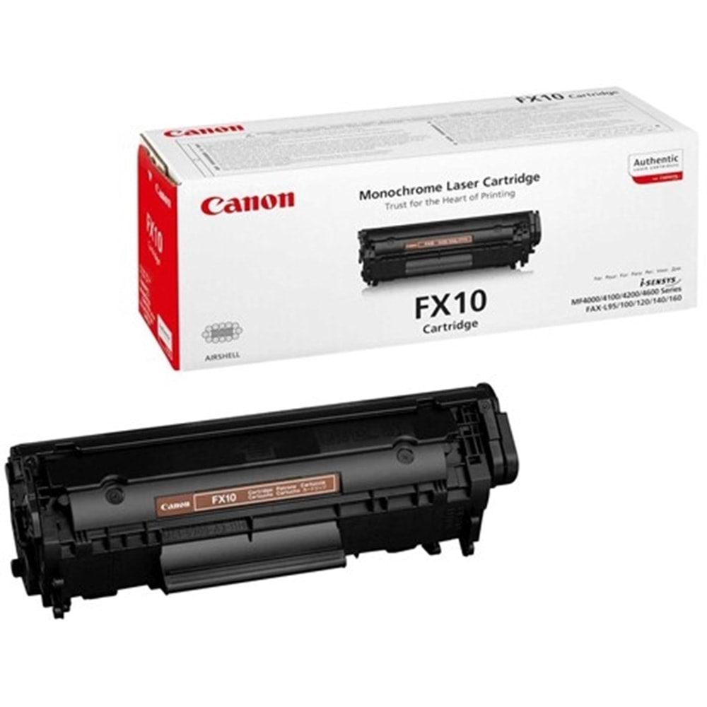 CANON FX-10 L100/120/140/160 SİYAH TONER ORJİNAL 2.200 SAYFA 0263B002