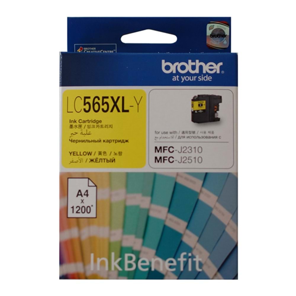 BROTHER LC565XL-Y MFC-J3520 SARI KARTUŞ ORJİNAL 1.200 SAYFA