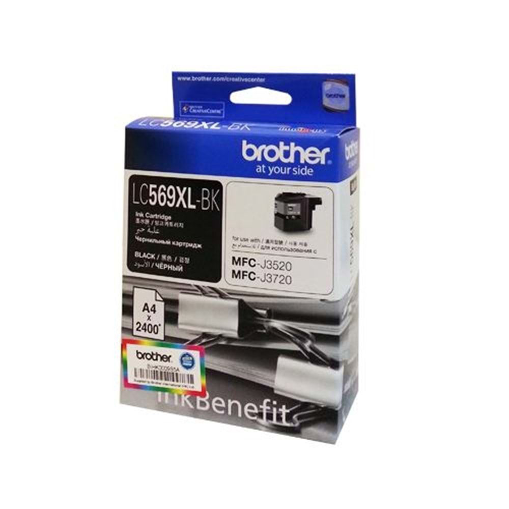 BROTHER LC569XL-BK MFC-J3520 SİYAH KARTUŞ ORJİNAL 2.400 SAYFA