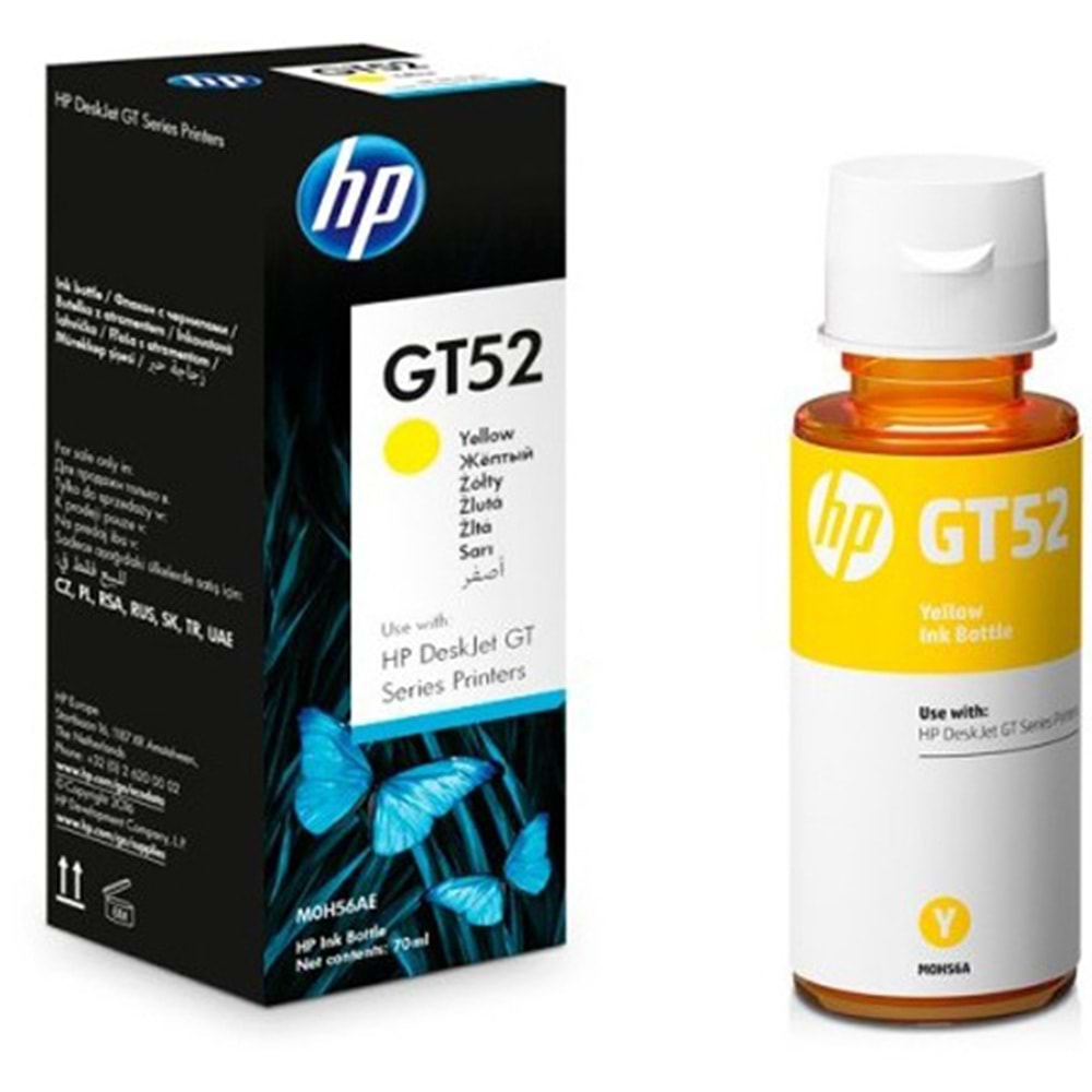 HP M0H56AE GT52 GT5810/5820 SARI MÜREKKEP ORJİNAL 8.000 SAYFA