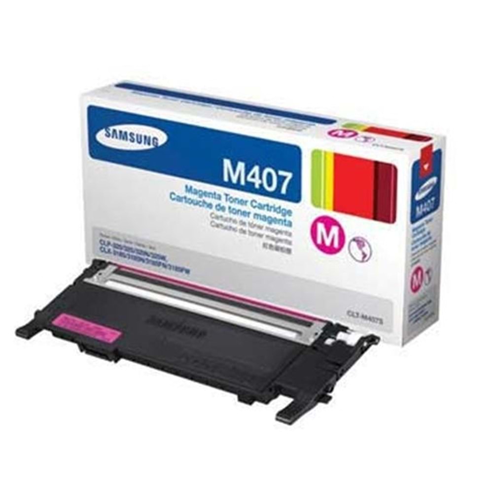 SAMSUNG CLT-M407S CLP-325/320/3185 KIRMIZI TONER ORJİNAL 1.000 SAYFA SU268A