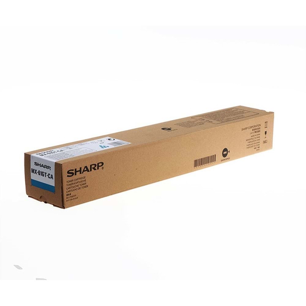 SHARP MX-61GTCA MX-3050/3550/3070/3570 MAVİ TONER ORJİNAL 24.000 SAYFA