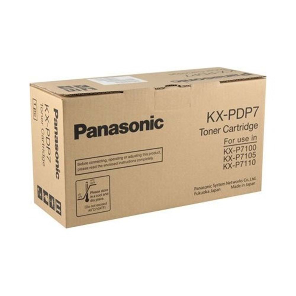 PANASONIC PDP-7 7100/7105/7110 SİYAH TONER ORJİNAL 4.000 SAYFA