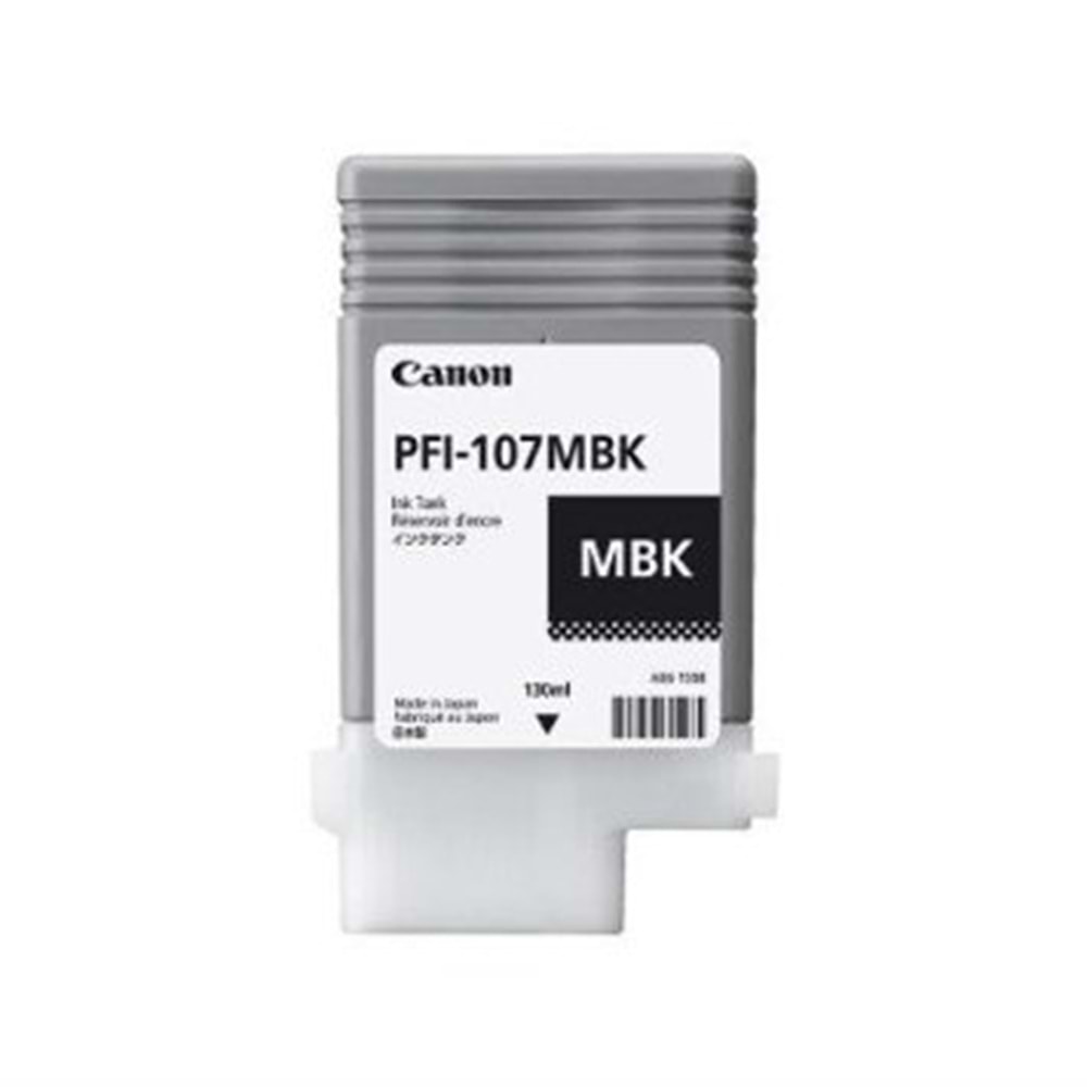 CANON PFI-107MBK IPF-670/680/685/770/780/785 MAT SİYAH KARTUŞ ORJİNAL 130 ML 6704B001