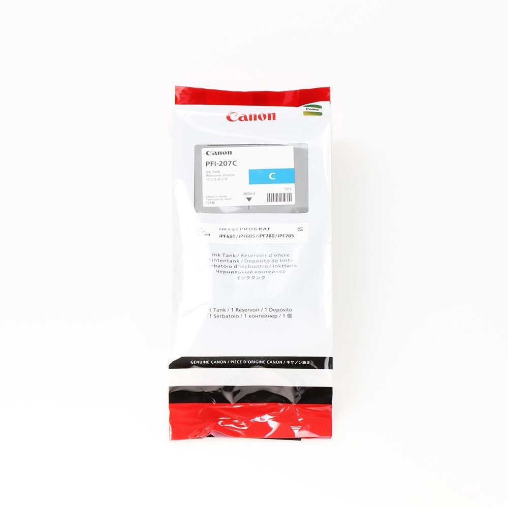 CANON PFI-207C IPF 680/IPF 685/IPF 780/IPF 785 MAVİ KARTUŞ ORJİNAL 300 ML. 8790B001