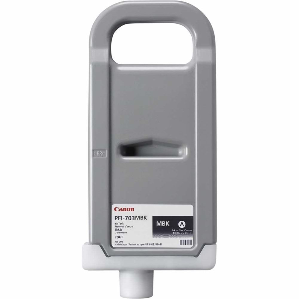 CANON PFI-703MBK IPF 810/815/820/825 MAT SİYAH KARTUŞ ORJİNAL 700 ML