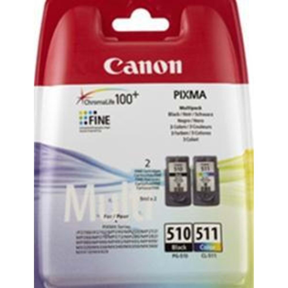 CANON PG-510/CL-511 TAKIM (MULTIPACK) KARTUŞ ORİJİNAL