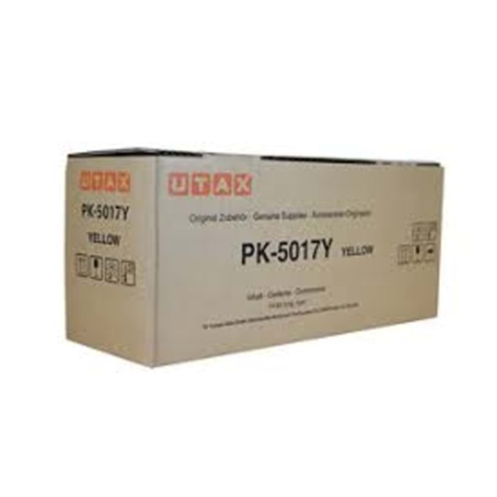 UTAX / TRIUMPH-ADLER PK-5017Y P-C3062i/C3066i SARI TONER ORJİNAL 6.000 SAYFA 1T02TVAUT0