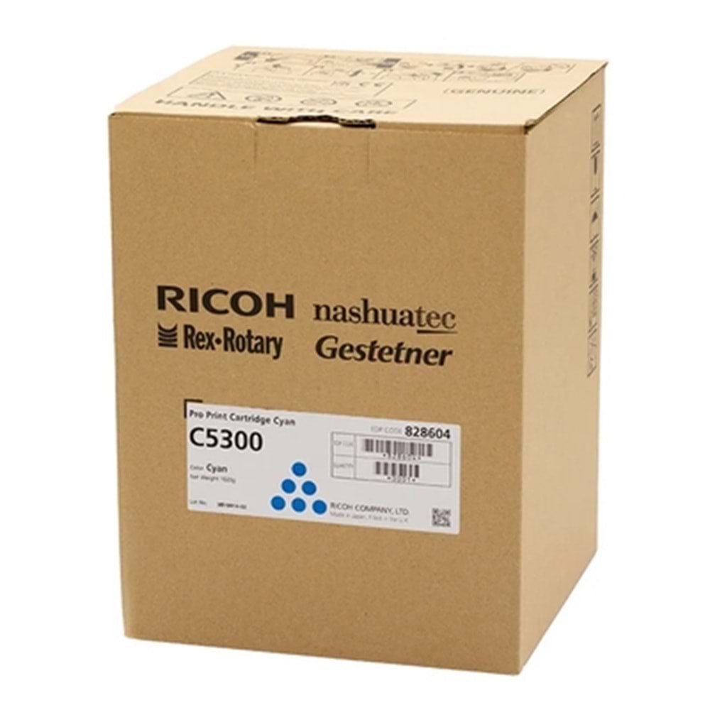 Ricoh 828604 Mavi Orjinal Toner - Pro C5300s / Pro C5310s 26,000 syf