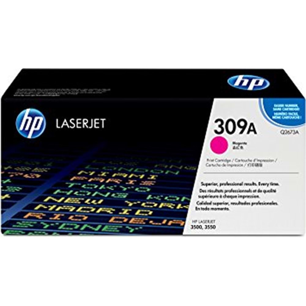 HP Q2673A (309A) 3500/3550 KIRMIZI TONER ORJİNAL 4.000 SAYFA