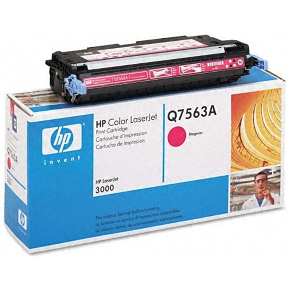HP Q7563A (314A) 2700/3000 KIRMIZI TONER ORJİNAL 4.000 SAYFA