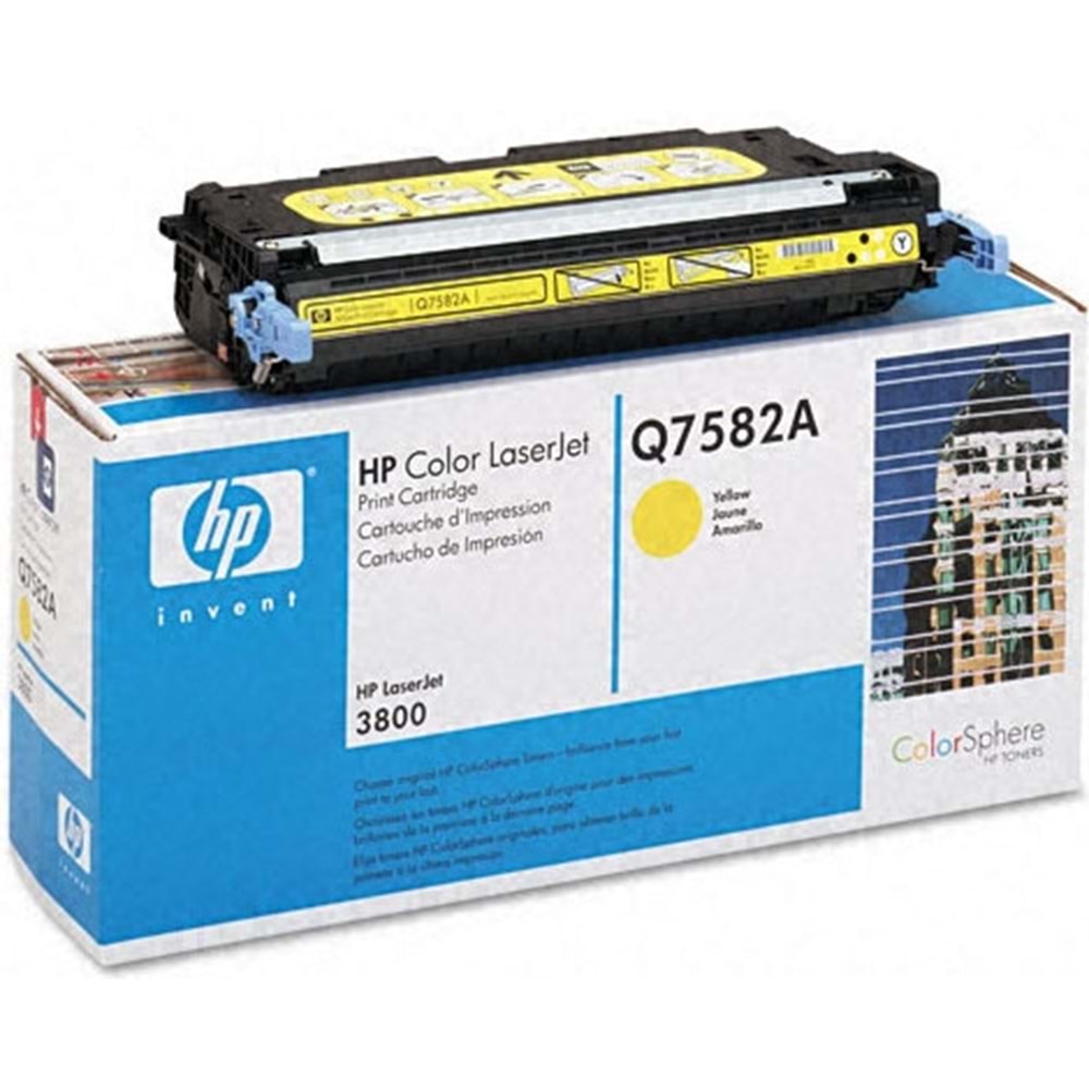 HP Q7582A (503A) 3800 SARI TONER ORJİNAL 6.000 SAYFA