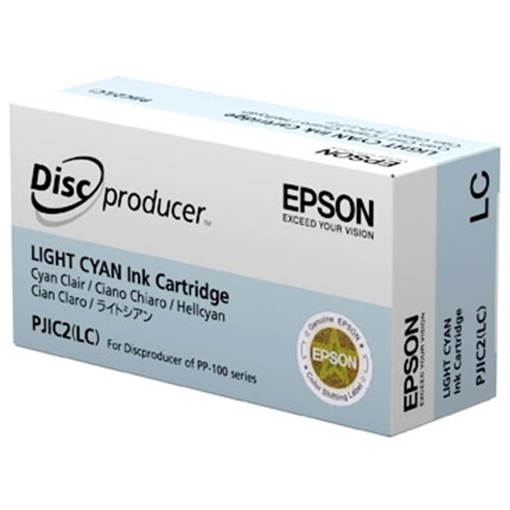 EPSON C13S020448 PJIC2 PP-100 AÇIK MAVİ KARTUŞ ORJİNAL 31.5 ML