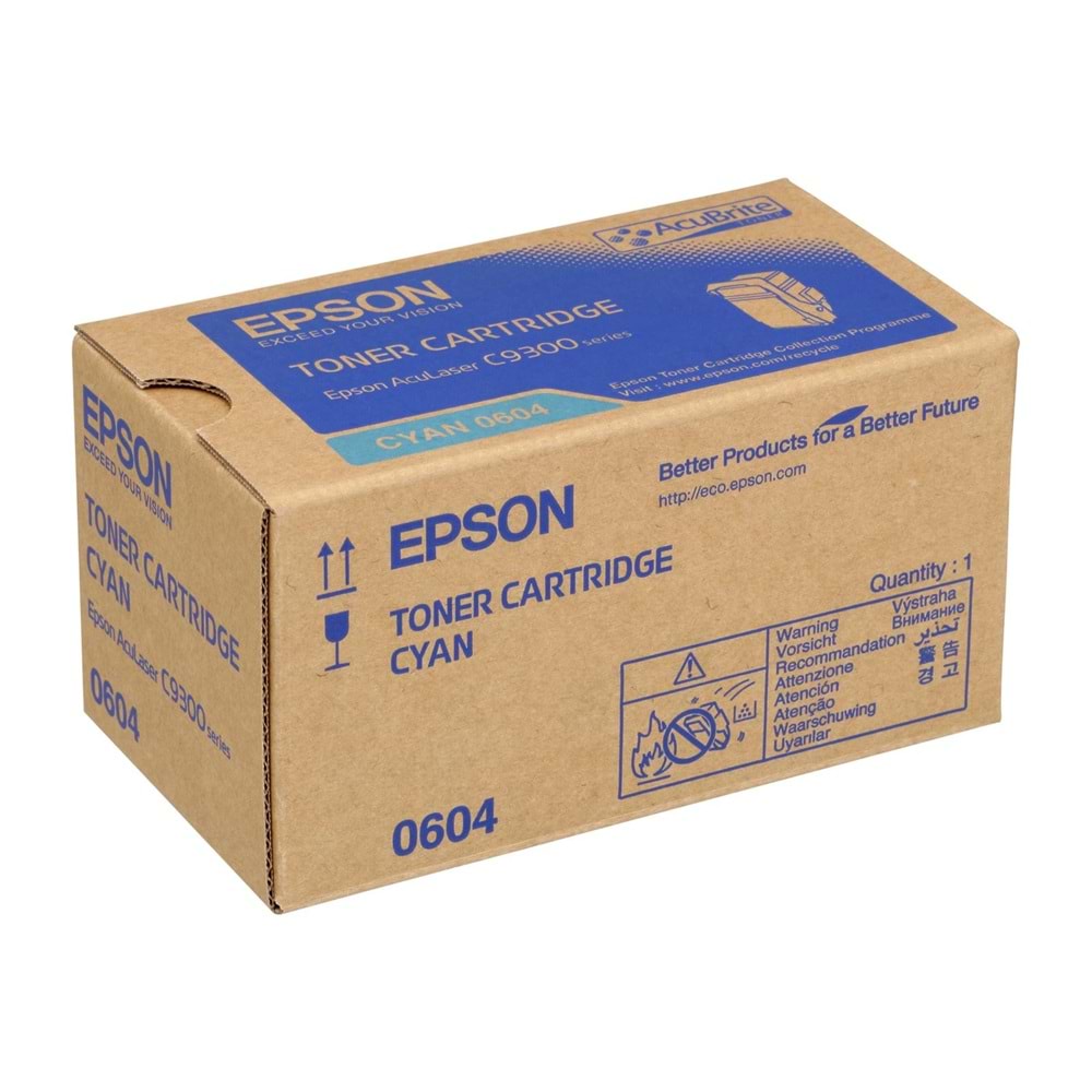 EPSON C13S050604 AL-C9300 MAVİ TONER ORJİNAL 7.500 SAYFA