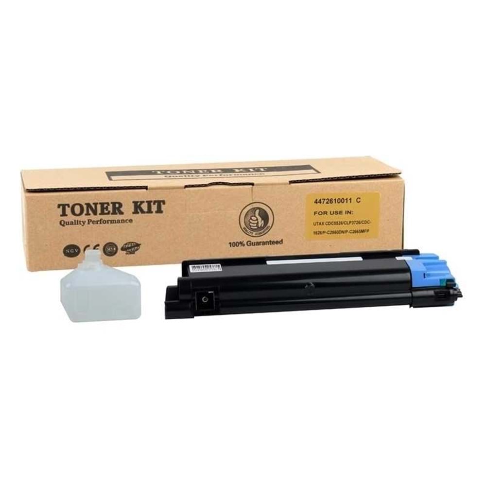 UTAX 3726/1626/1726/5526/5626/2660/2726/2626 MAVİ TONER MUADİL 5.000 SAYFA 44726100110