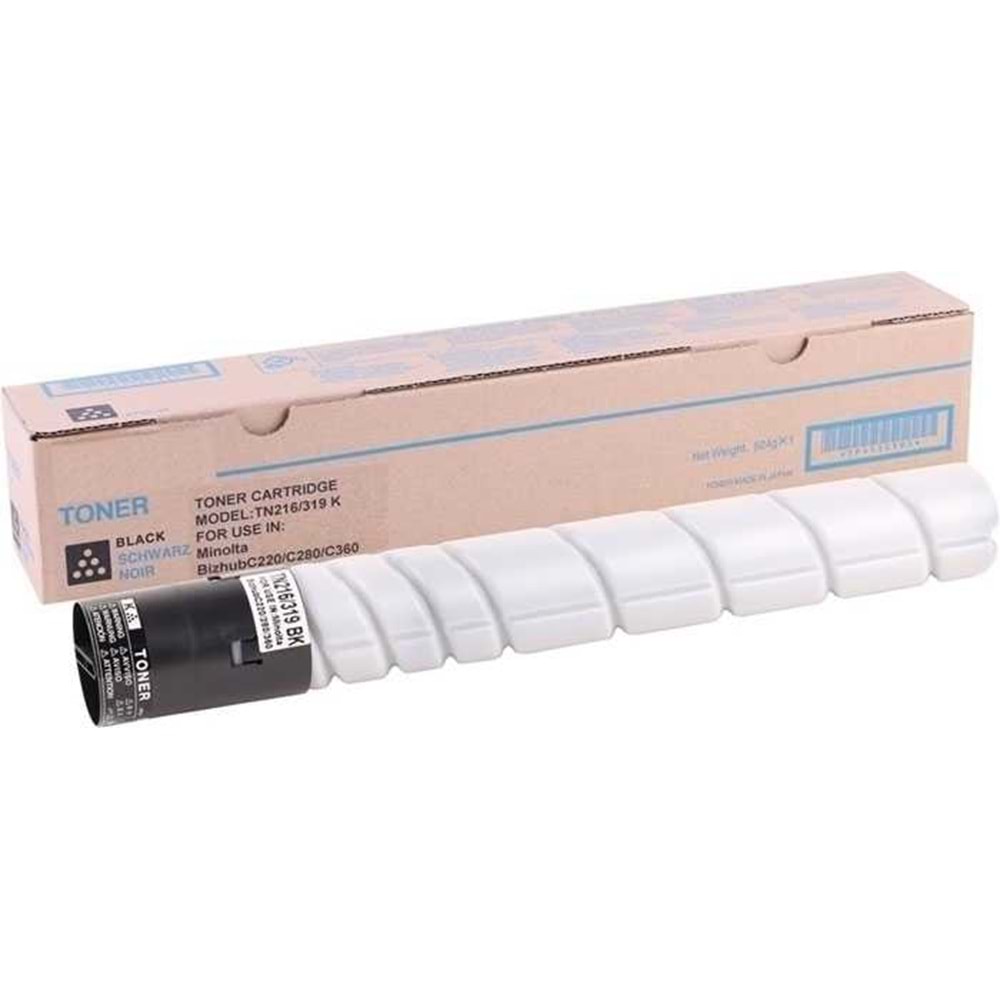 KONICA MINOLTA TN-216BK BIZHUB C220/280/360 SİYAH TONER MUADİL 29.000 SAYFA