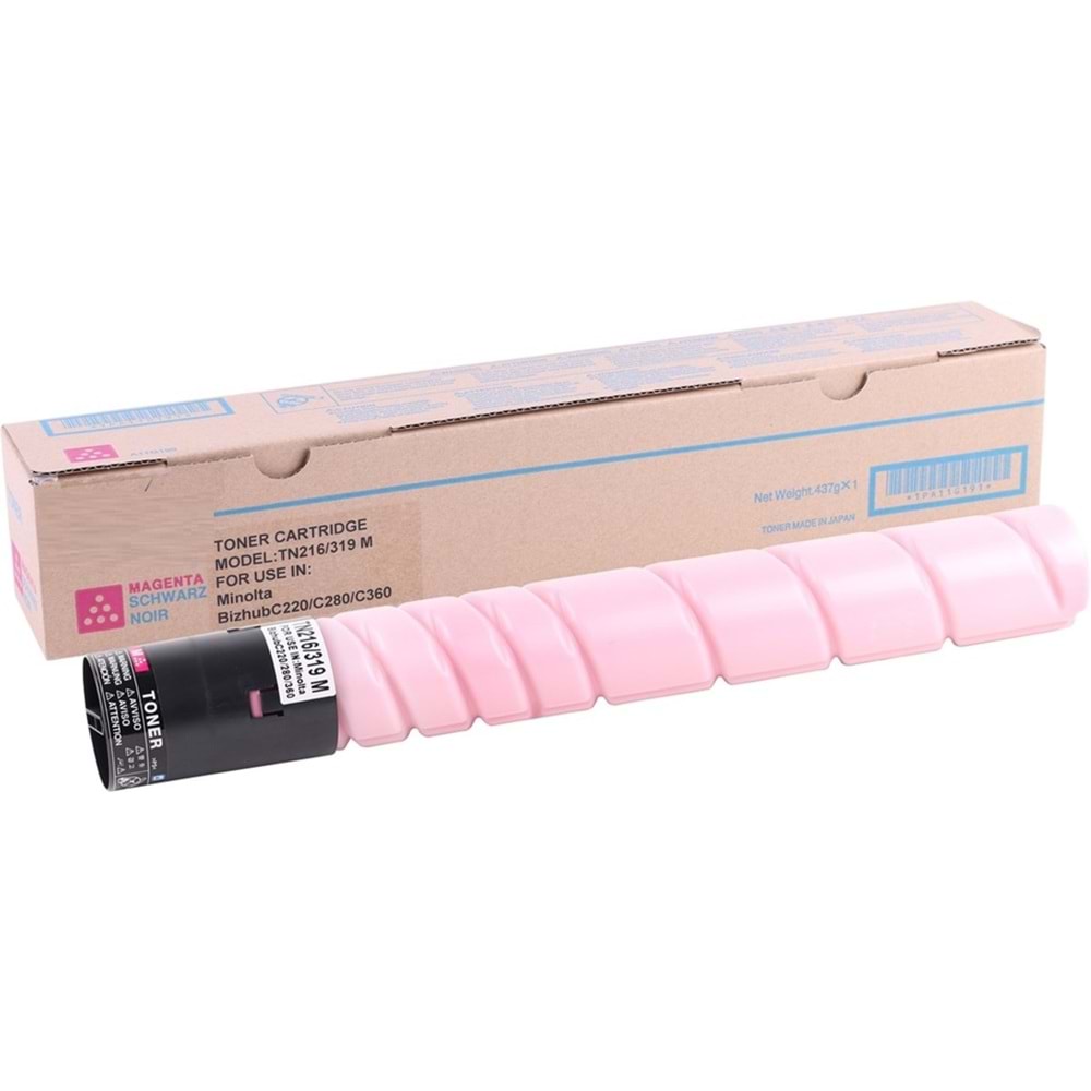 KONICA MINOLTA TN-216M BIZHUB C220/280/360 KIRMIZI TONER MUADİL 26.000 SAYFA