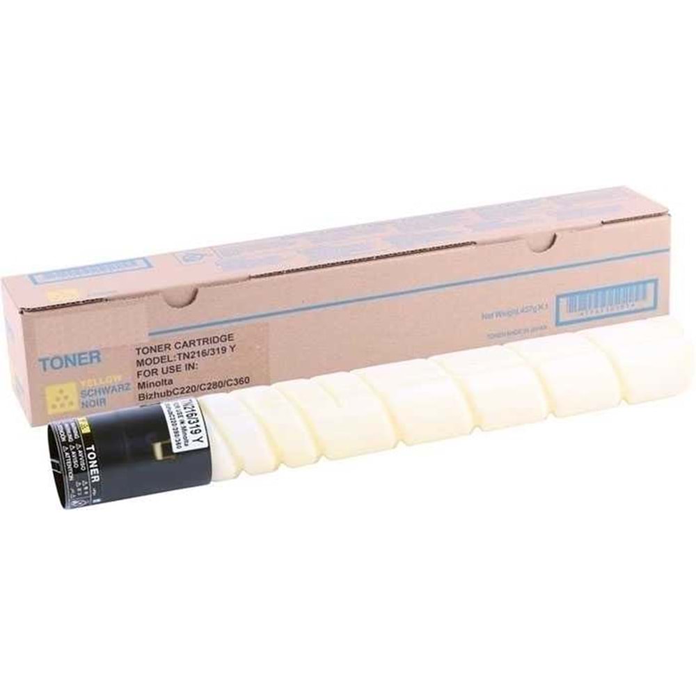 KONICA MINOLTA TN-216Y BIZHUB C220/280/360 SARI TONER MUADİL 26.000 SAYFA