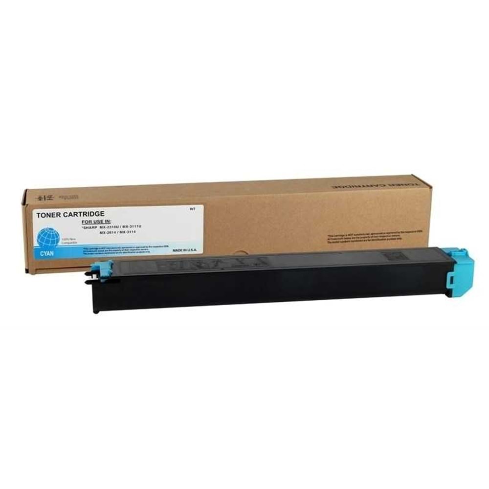 SHARP MX23GTCA MX-2010/2310/2314/3010/3111 MAVİ TONER MUADİL 10.000 SAYFA