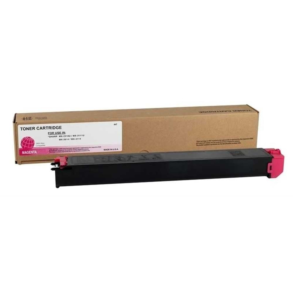 SHARP MX23GTMA MX-2010/2310/2314/3010/3111 KIRMIZI TONER MUADİL 10.000 SAYFA