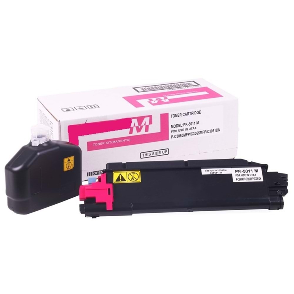 UTAX PK-5011M P-C3060/3061/3065MFP KIRMIZI TONER MUADİL 5.000 SAYFA 1T02NRBUT0