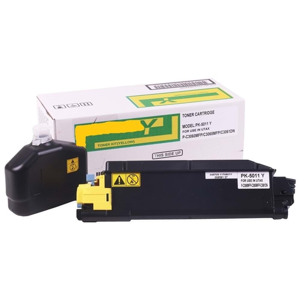 UTAX PK-5011Y P-C3060/3061/3065MFP SARI TONER MUADİL 5.000 SAYFA 1T02NRAUT0