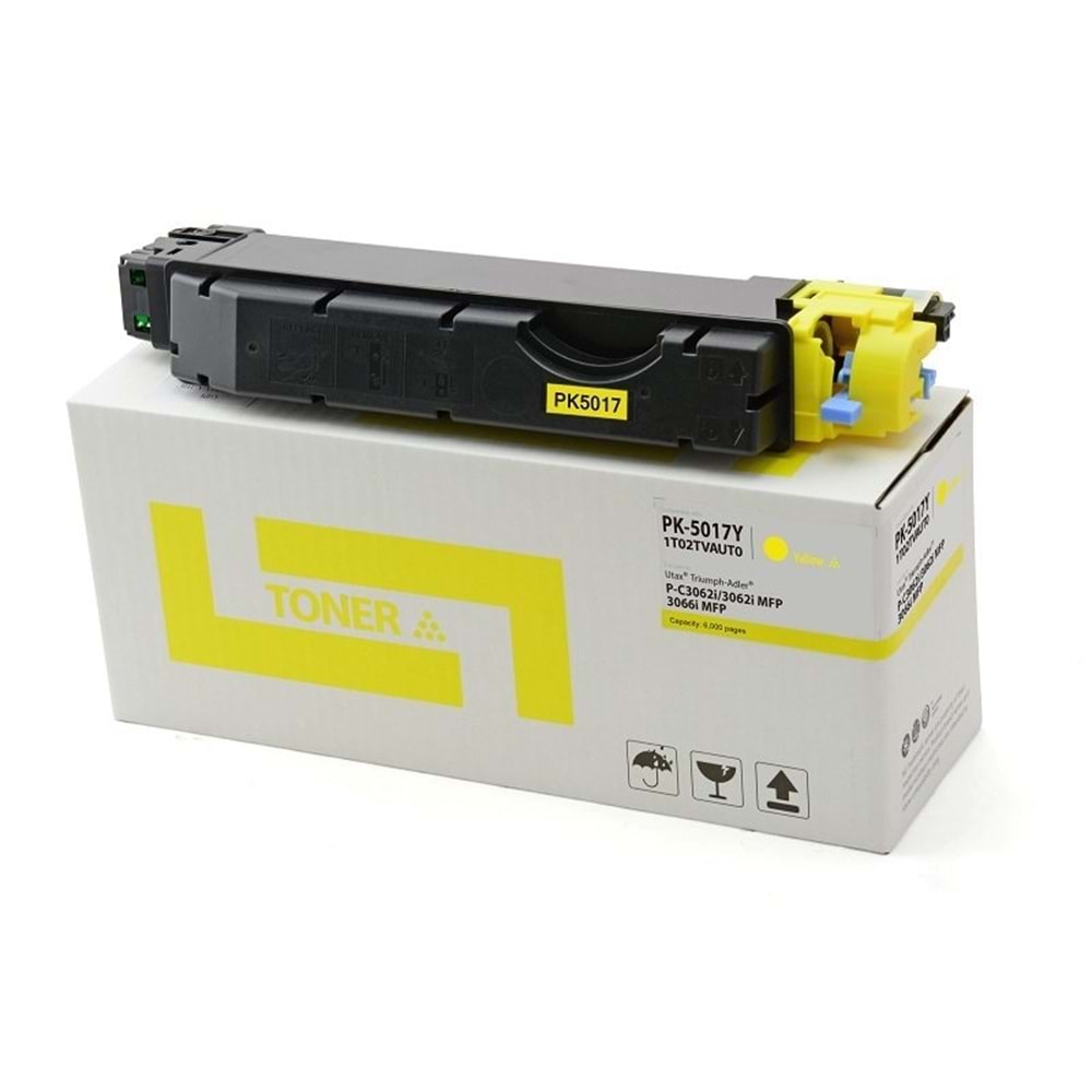 UTAX PK-5017Y P-C3062i/C3066i SARI TONER MUADİL 6.000 SAYFA 1T02TVAUT0