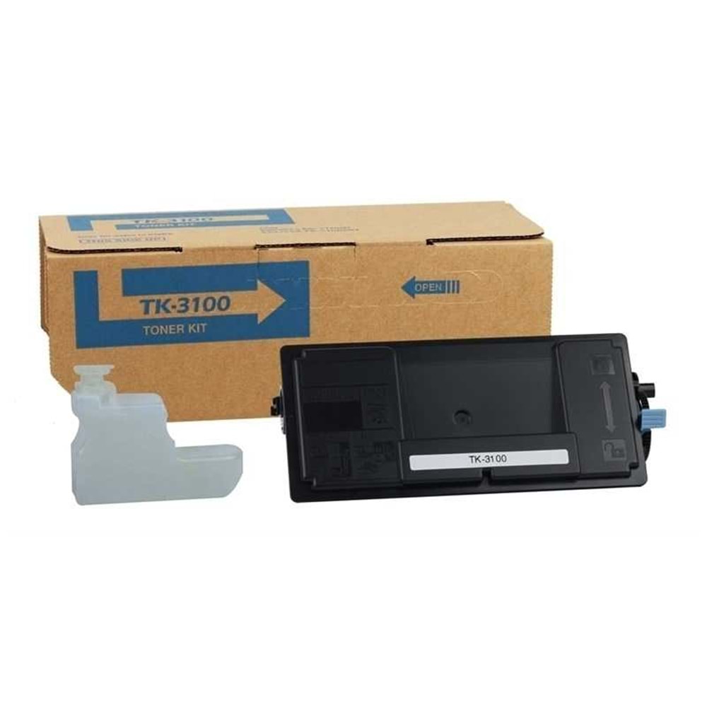KYOCERA TK-3100 FS2100D/DN/M3040/3540 SİYAH TONER MUADİL 12.500 SAYFA 1T02MS0NL0