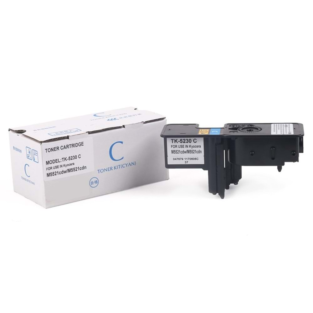 KYOCERA TK-5230C P5021/M5521 MAVİ TONER MUADİL 2.200 SAYFA 1T02R9CNL0