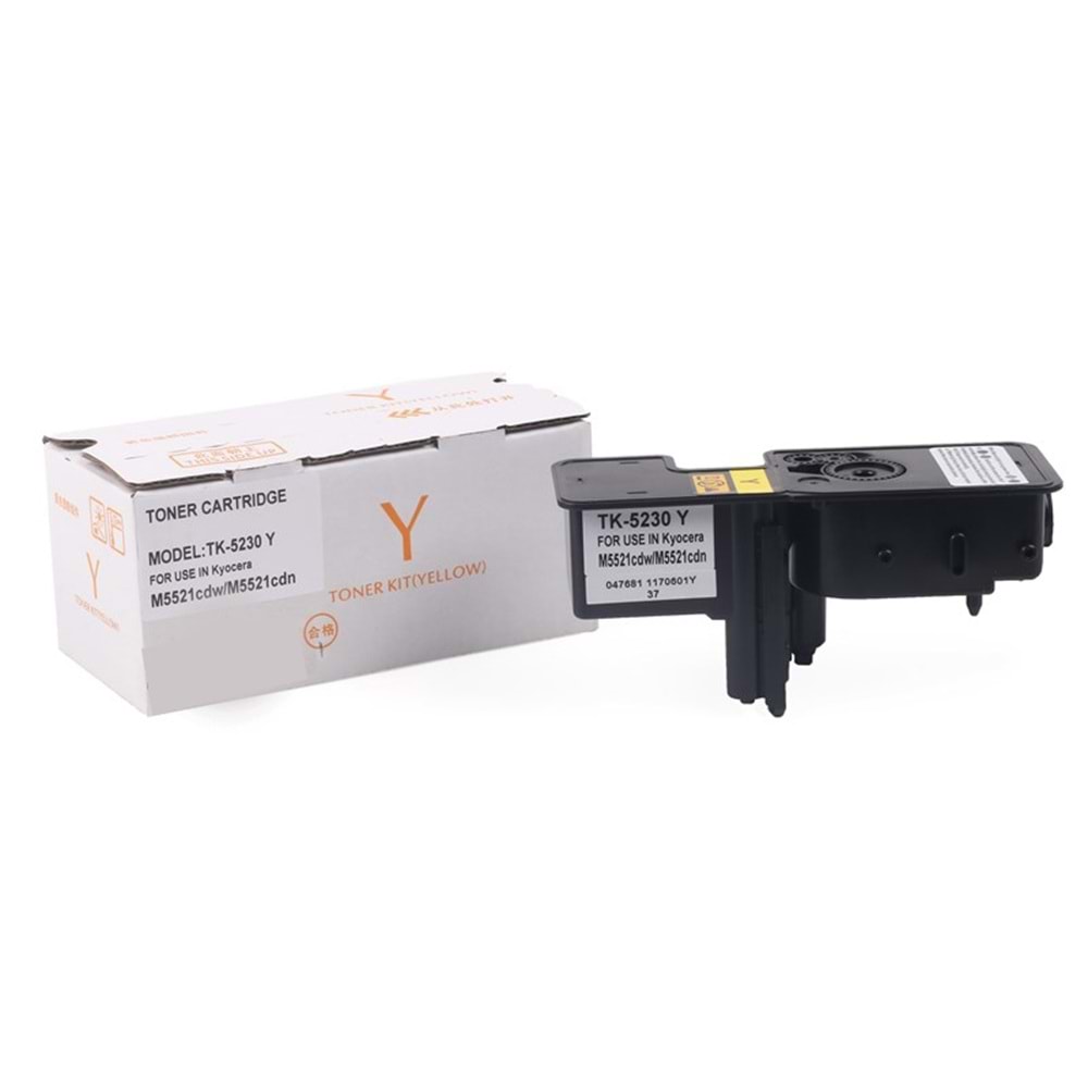 KYOCERA TK-5230Y P5021/M5521 SARI TONER MUADİL 2.200 SAYFA 1T02R9ANL0