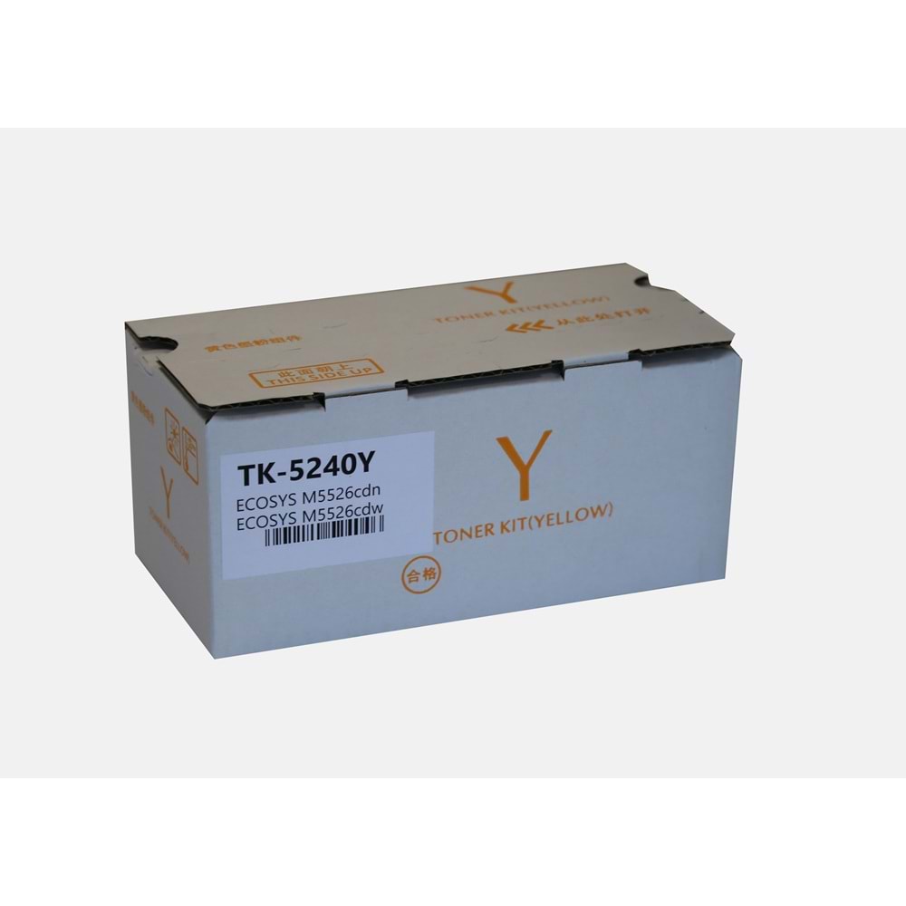 KYOCERA TK-5240Y M5026/M5526 SARI TONER MUADİL 3.000 SAYFA 1T02R7ANL0