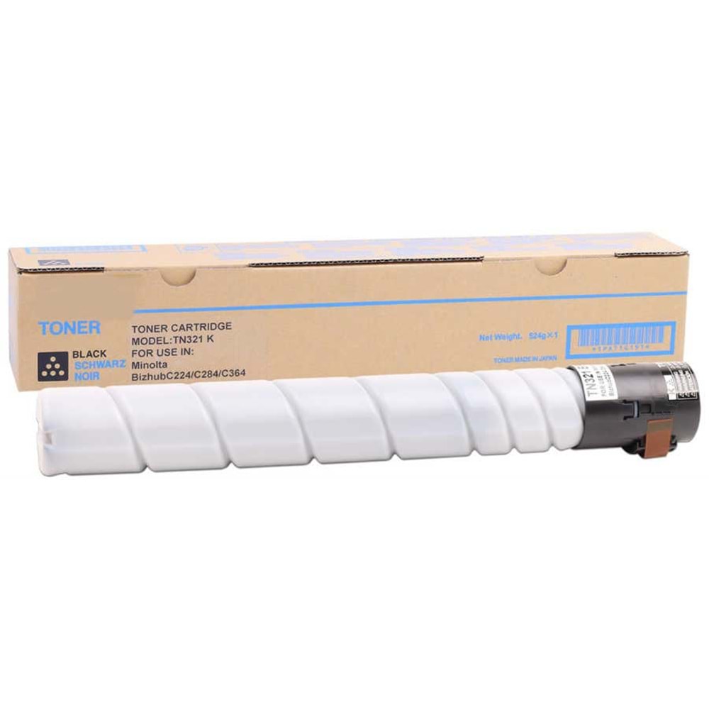 KONICA MINOLTA TN-321K C224/284/364 SİYAH TONER MUADİL 27.000 SAYFA A33K150