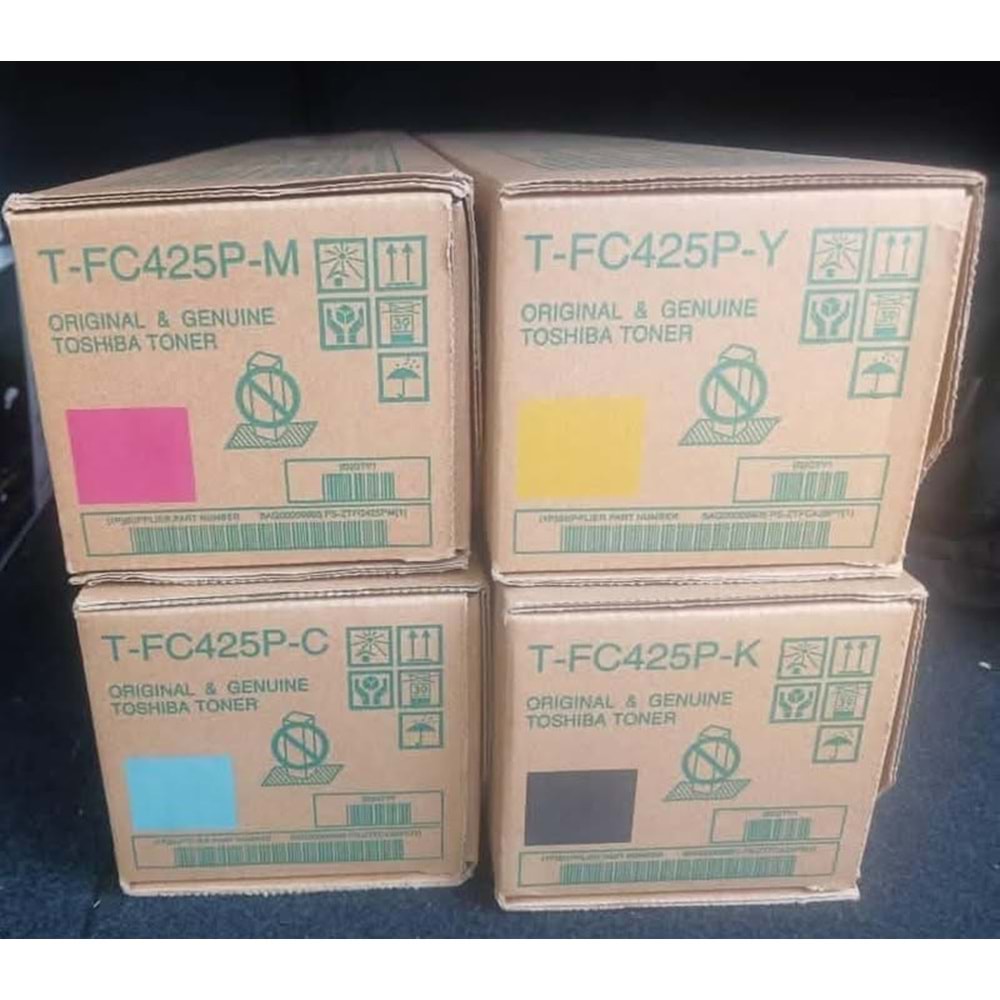 TOSHIBA TFC425PM E-STUDIO 2020AC/2520AC/3025AC KIRMIZI TONER 33600 SAYFA ORJİNAL 6AG00009903
