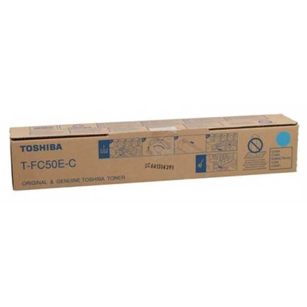 TOSHIBA T-FC50E-C E-STD. 2555C/3055C/3555C/4555C MAVİ TONER ORJİNAL 33.600 SAYFA