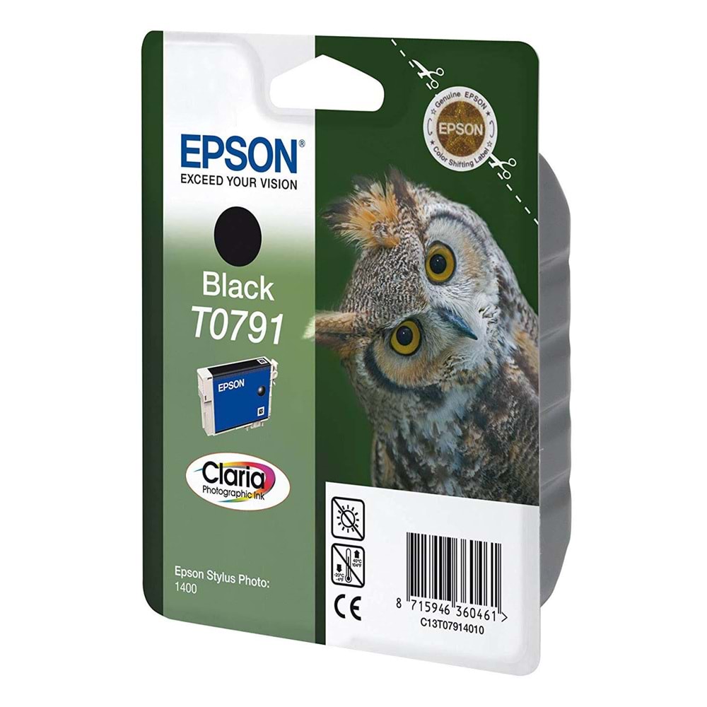 EPSON T079140 STYLS PHOTO P50/PX650/660/700/710/810/1400 SİYAH KARTUŞ