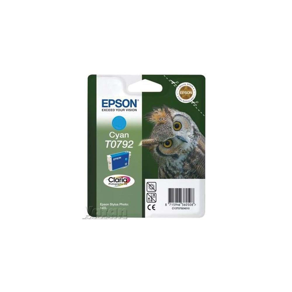 EPSON T079240 STYLS PHOTO P50/PX650/660/700/710/810/1400 MAVİ KARTUŞ ORJİNAL 470 SAYFA