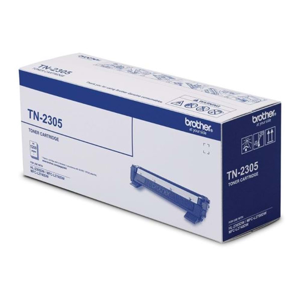BROTHER TN-2305 HL-L2365DW/MFC-L2740DW/2700DW SİYAH TONER ORJİNAL 1.200 SAYFA