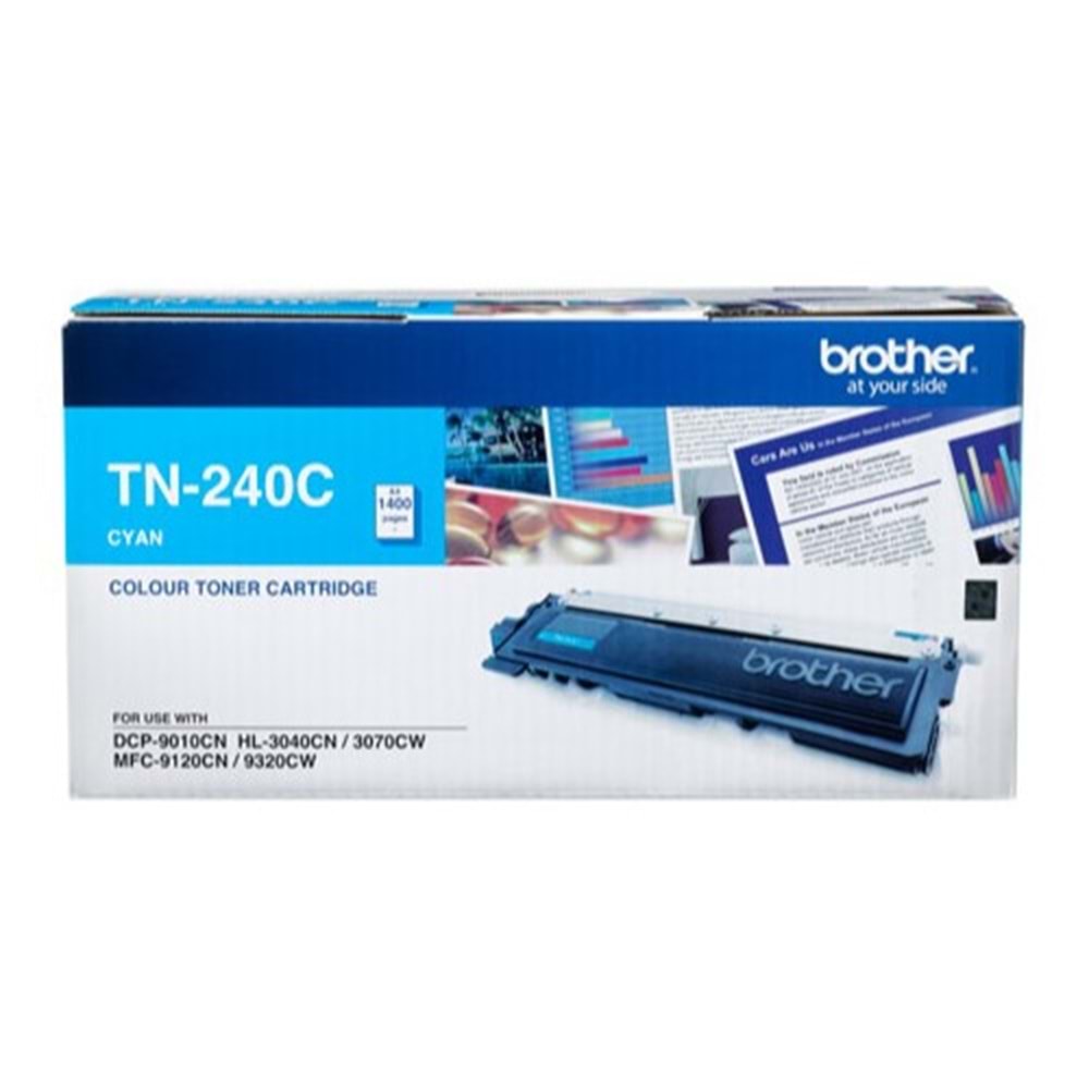 BROTHER TN-240C DCP-9010/3040/3070/9120/9320 MAVİ TONER ORJİNAL 1.400 SAYFA