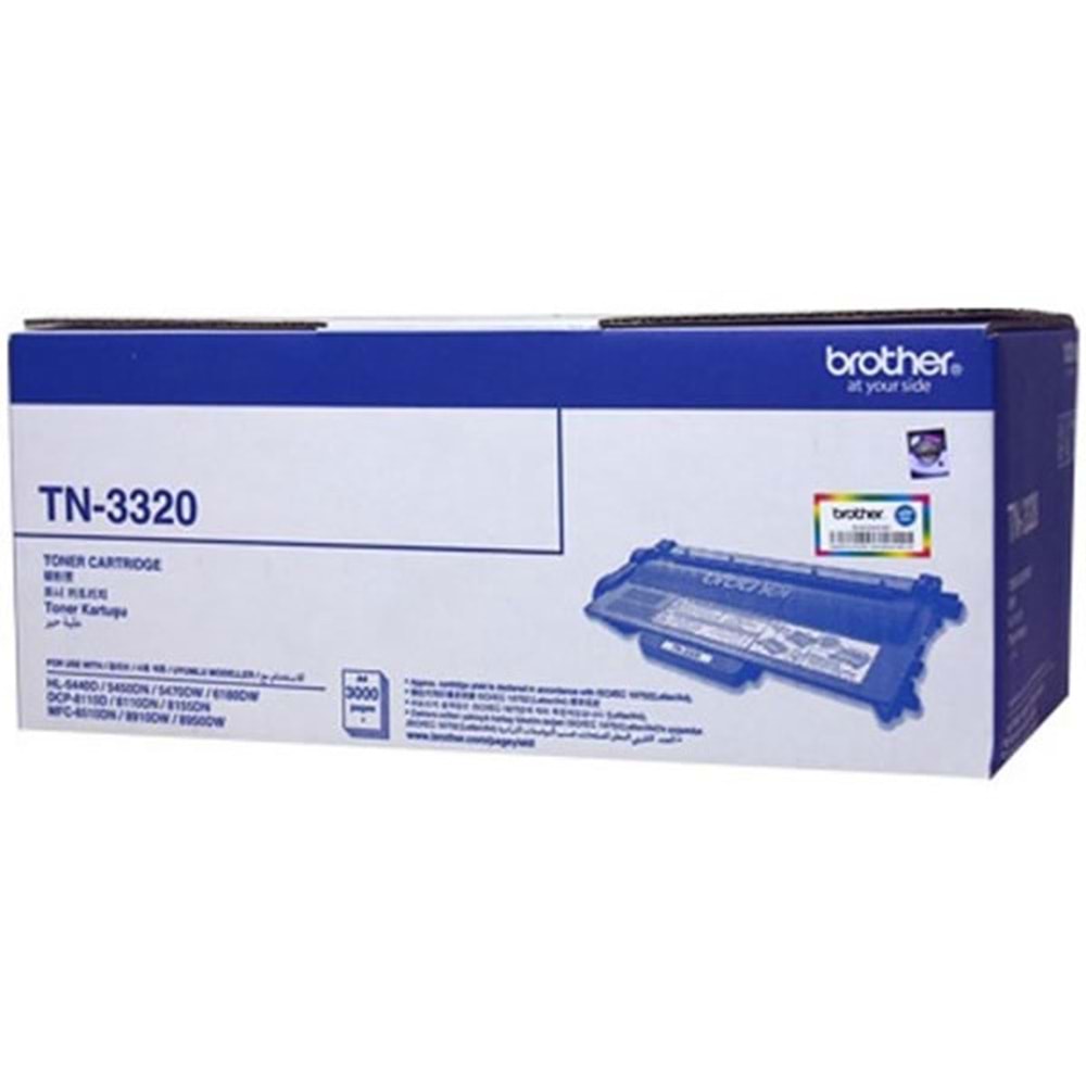 BROTHER TN-3320 HL-5440/6180/5450/8110/8510/8910 TONER ORJ. 3.5K