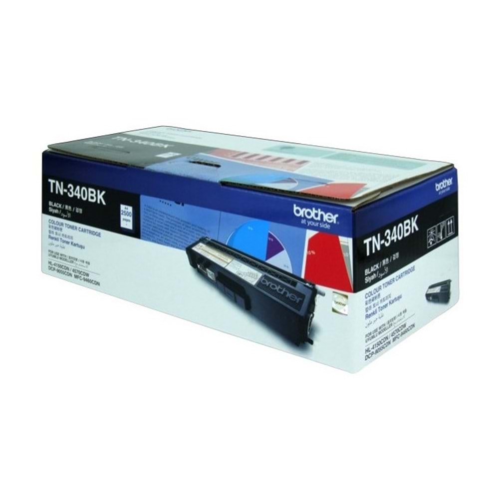 BROTHER TN-340BK HL-4150/4570/9460/9970 SİYAH TONER ORJ. 1.5K