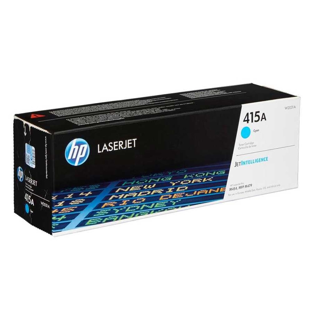 HP W2031A (415A) M454/M479 MAVİ TONER ORJİNAL 2.100 SAYFA